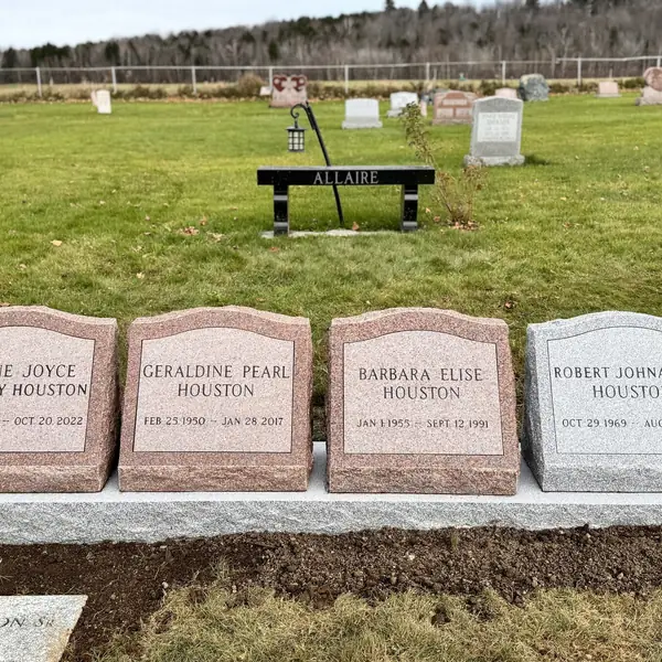 Slant monument example