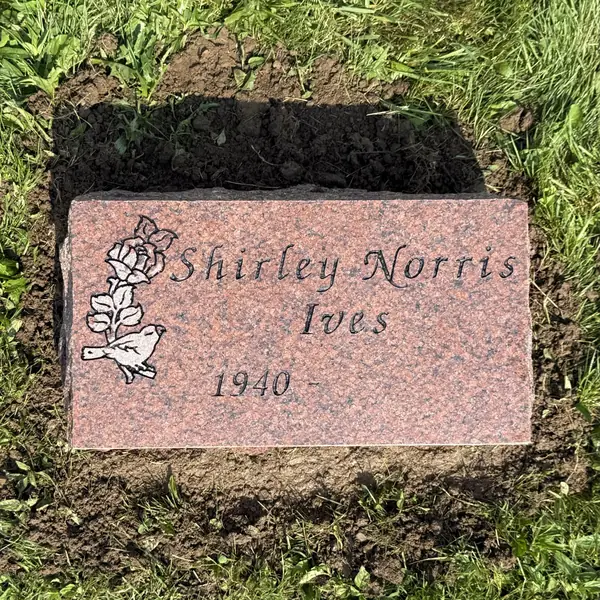 Flat granite marker — Champlain Monuments