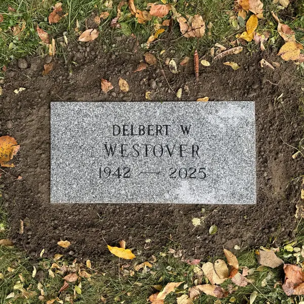 Flat granite marker — Champlain Monuments