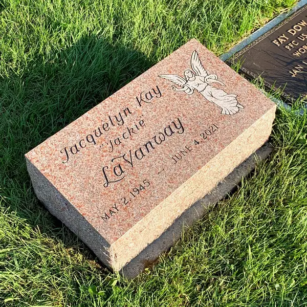 Bevel granite marker — Champlain Monuments