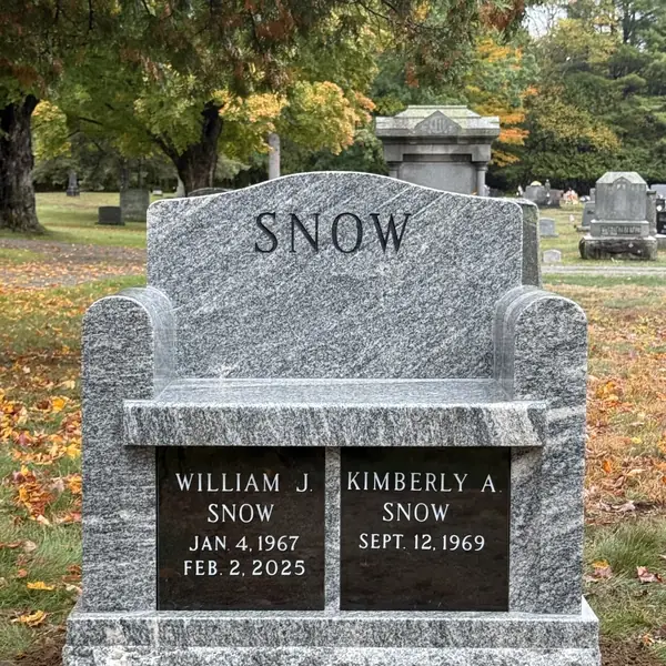 Cremation memorial by Champlain Monuments